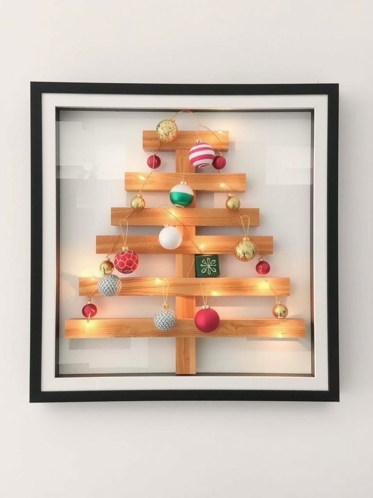 Framed Wooden Tree