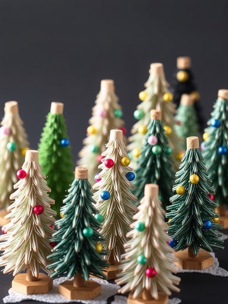 Miniature Wood Trees