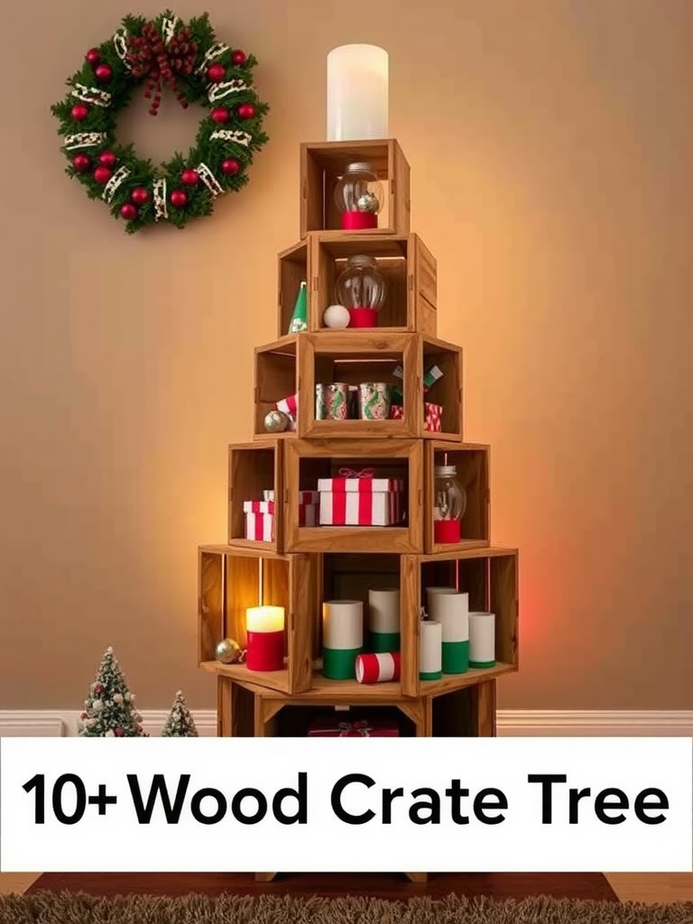 Wooden Crate Tree