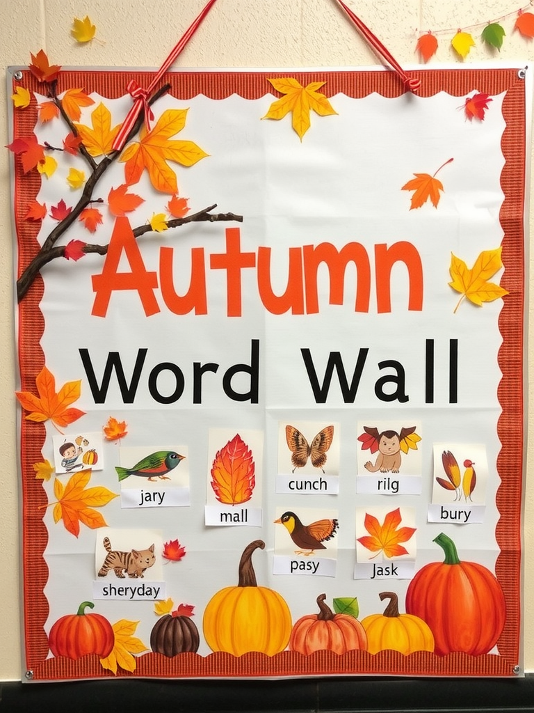 Autumn Word Wall