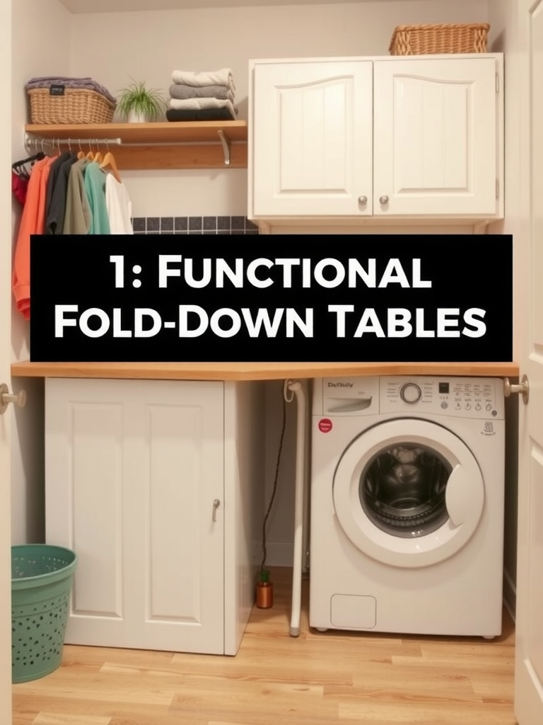 Functional Fold-Down Tables