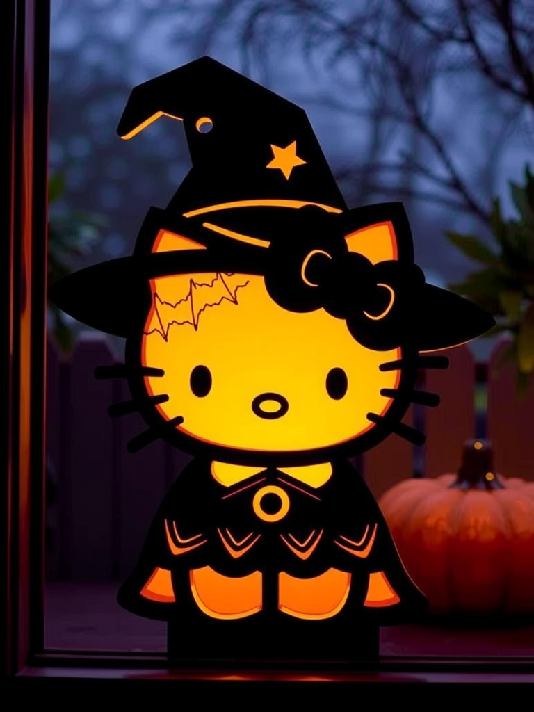 Hello Kitty in a Witch Hat