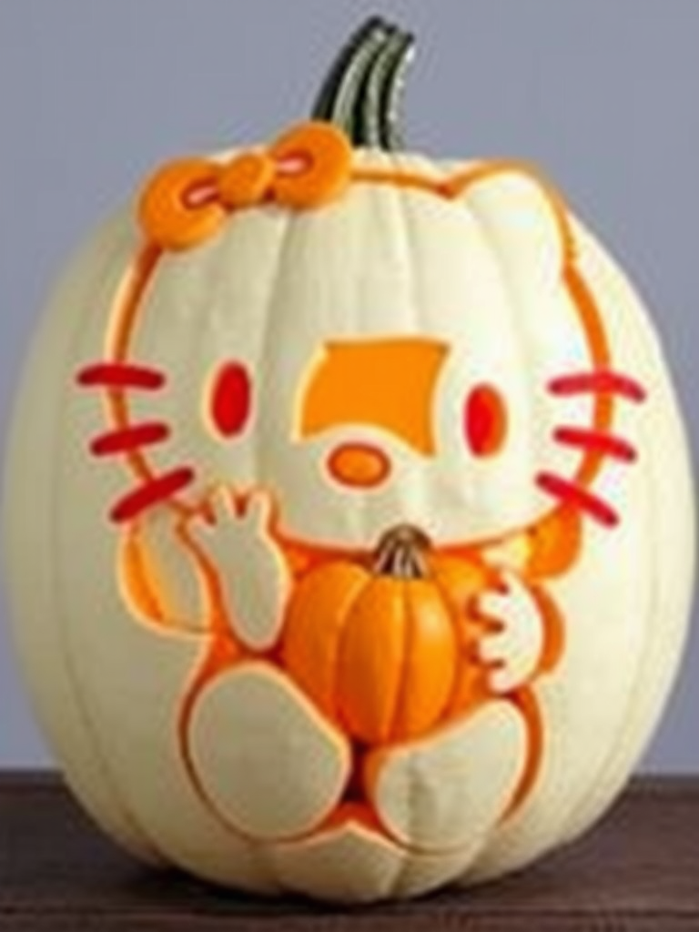 Hello Kitty with Pumpkin