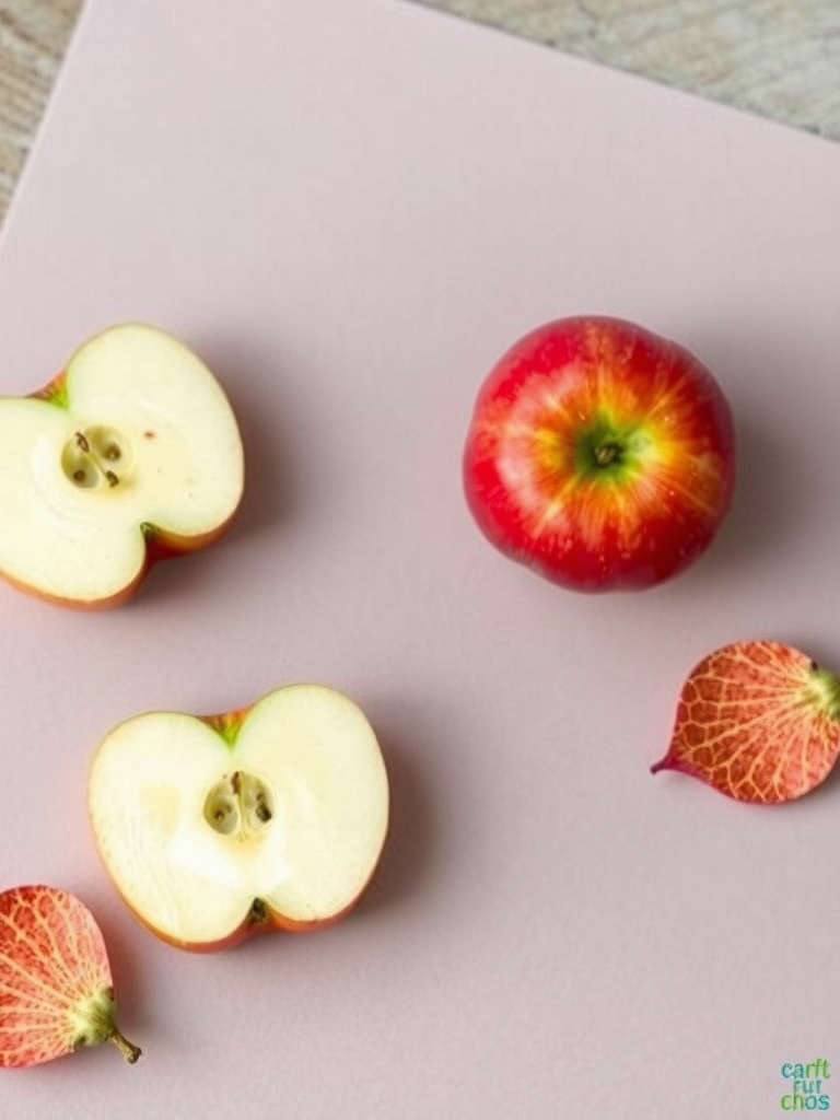 Homemade Apple Stamps