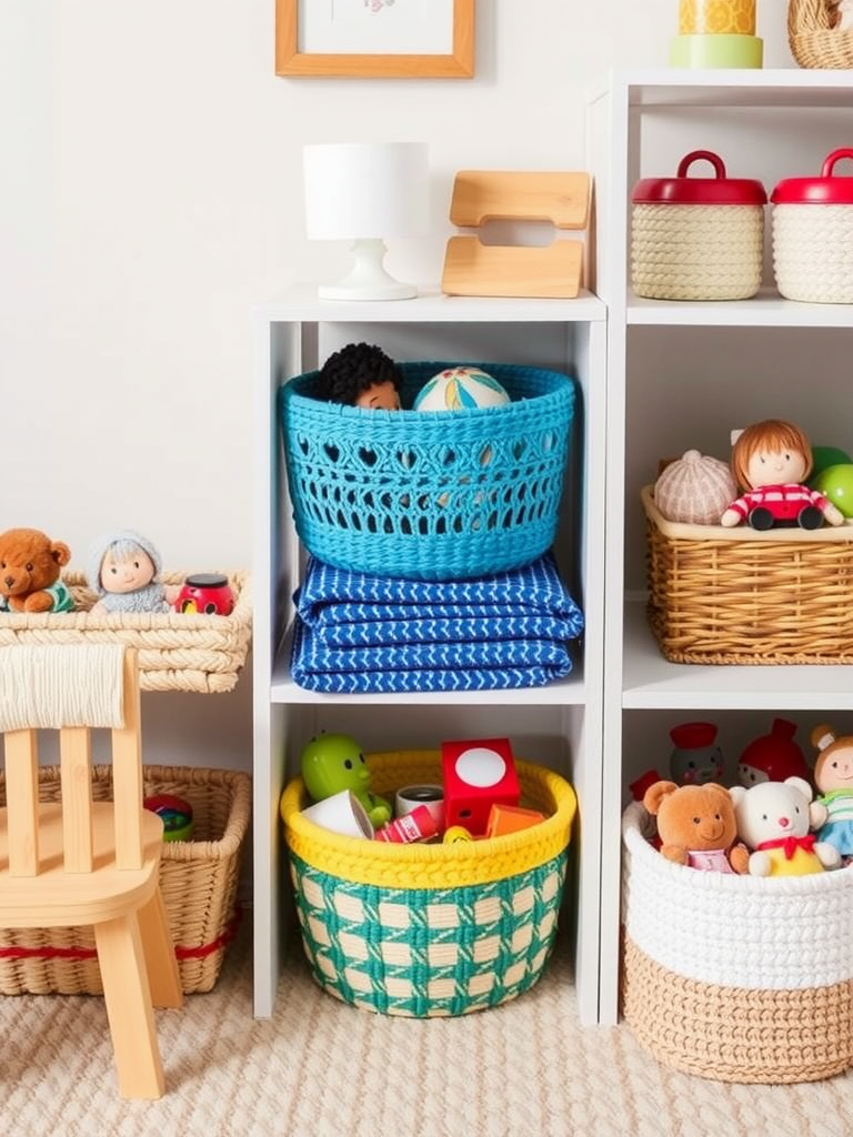 Incorporate Baskets for Small Items