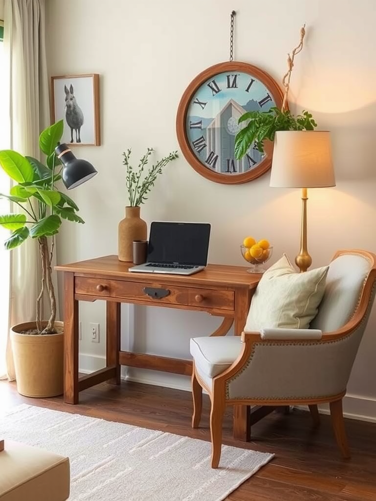 Rustic Wooden Desk