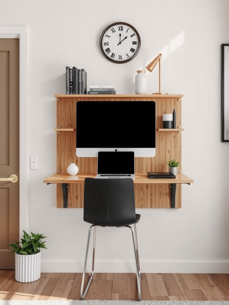 Wall-Mounted Desk