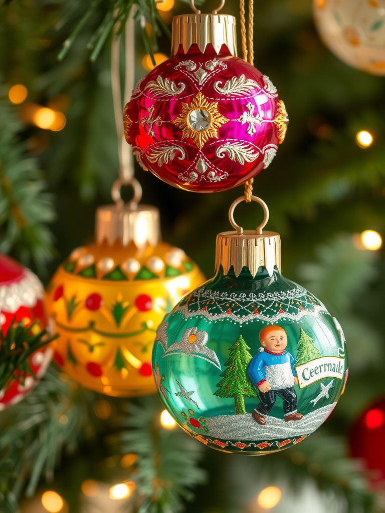 Antique Glass Ornaments