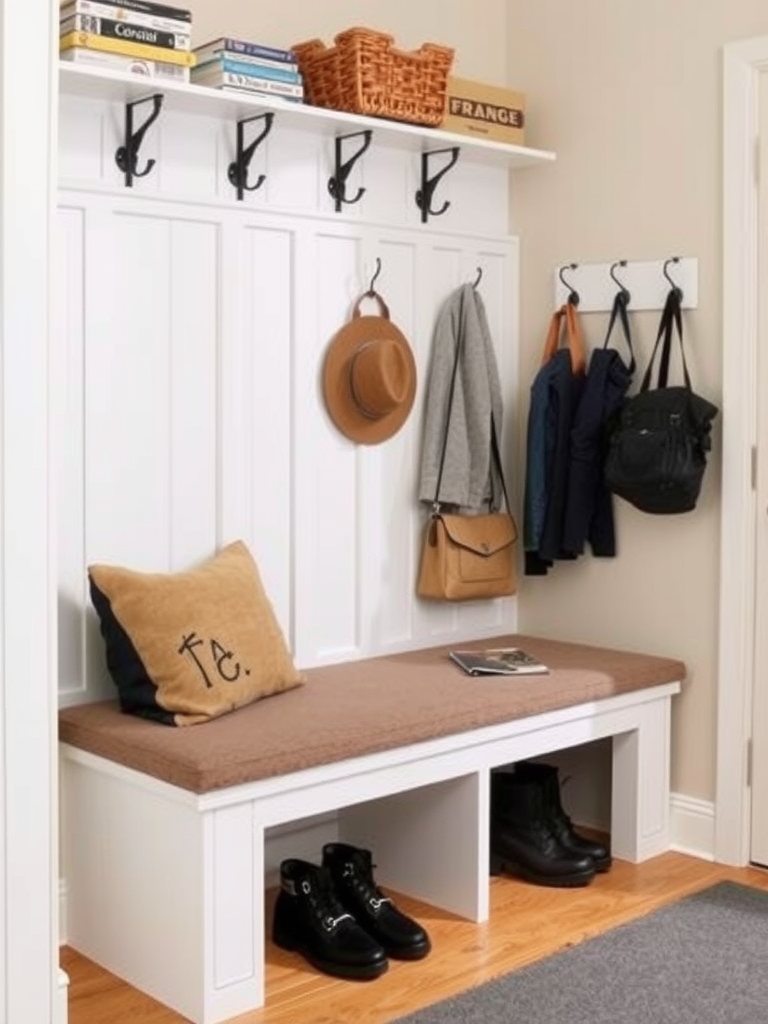 Built-In Bench and Hooks