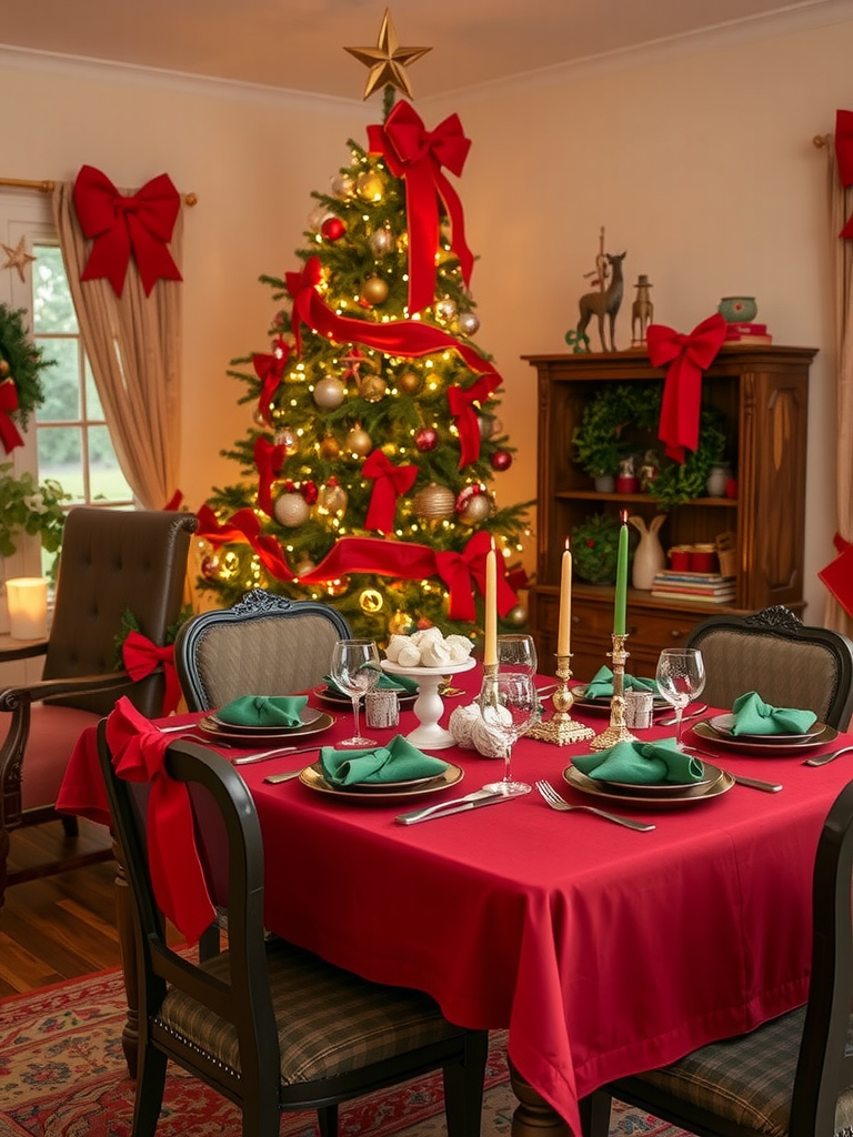 Classic Red and Green Decor