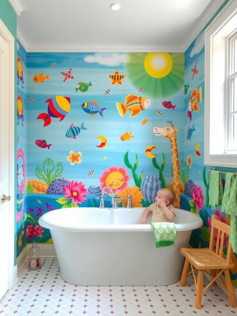 Colorful Wall Murals