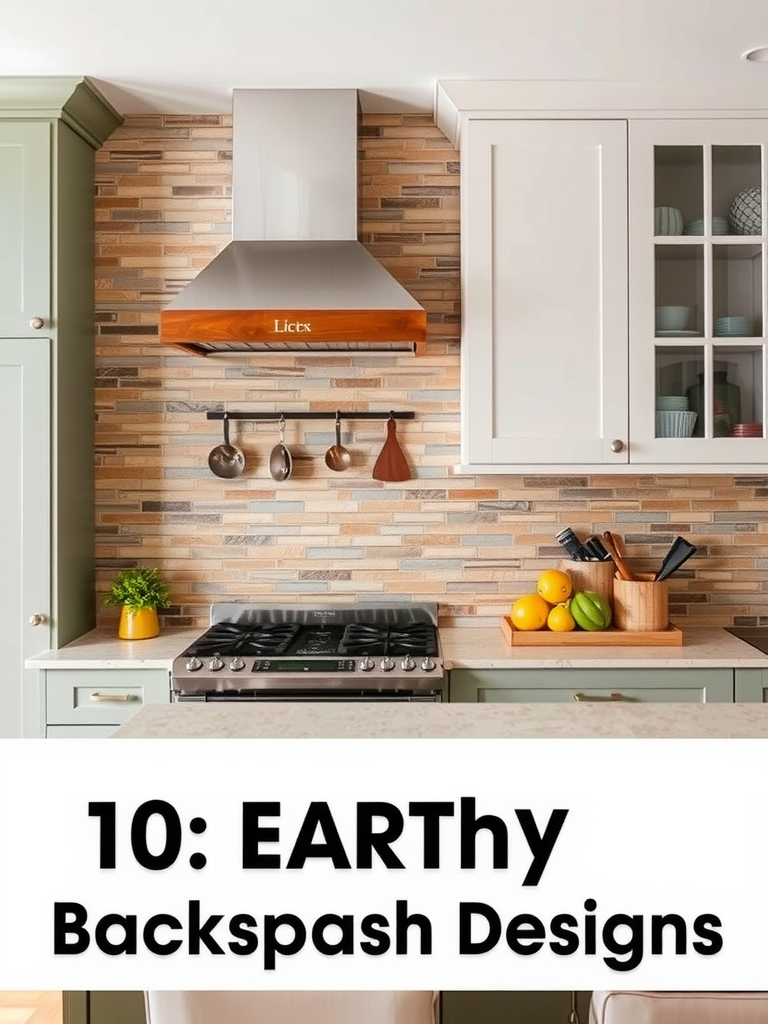 Earthy Backsplash Designs