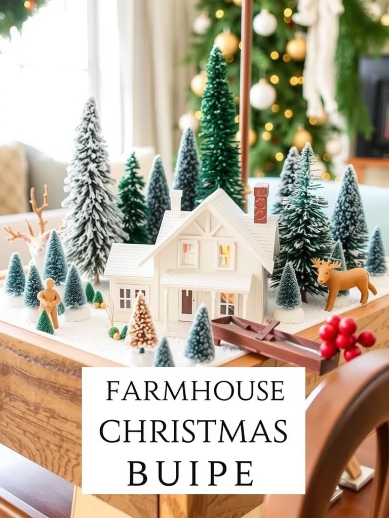 Farmhouse Christmas Village