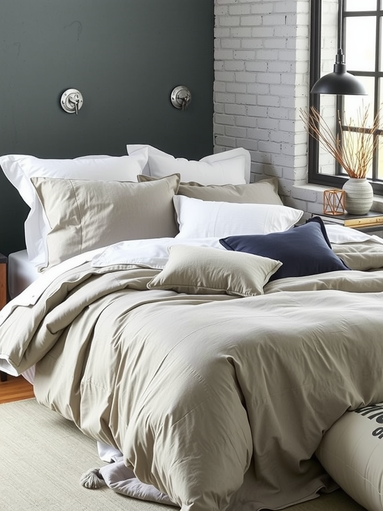 Industrial Style Bedding