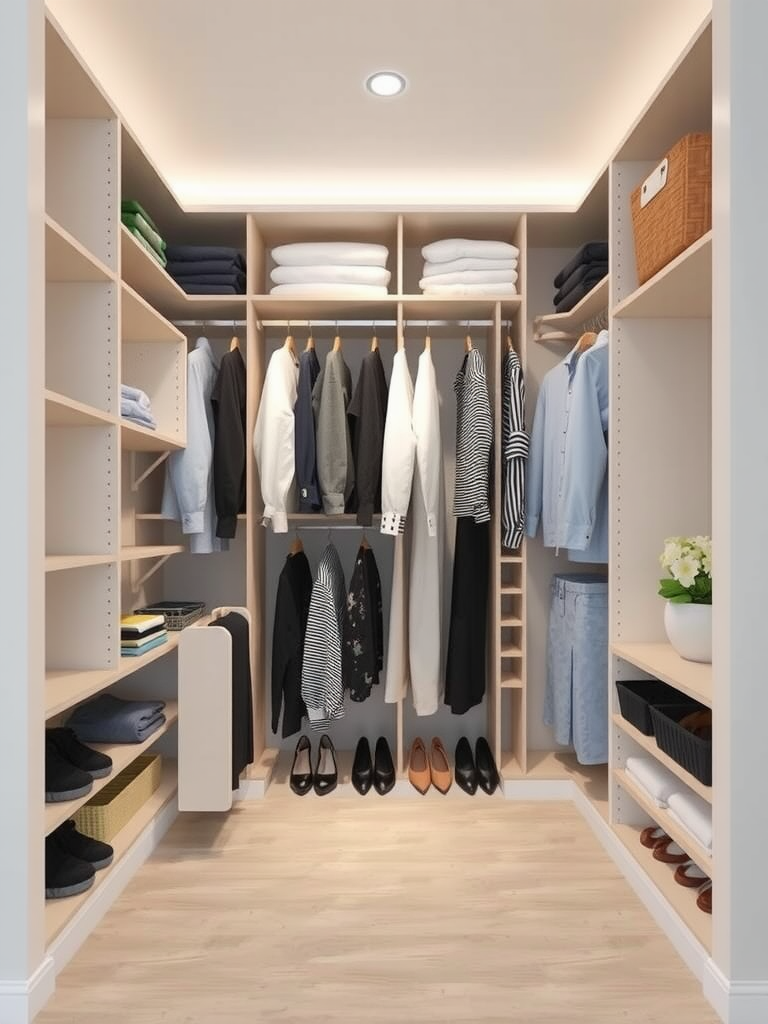 L-Shaped Closet