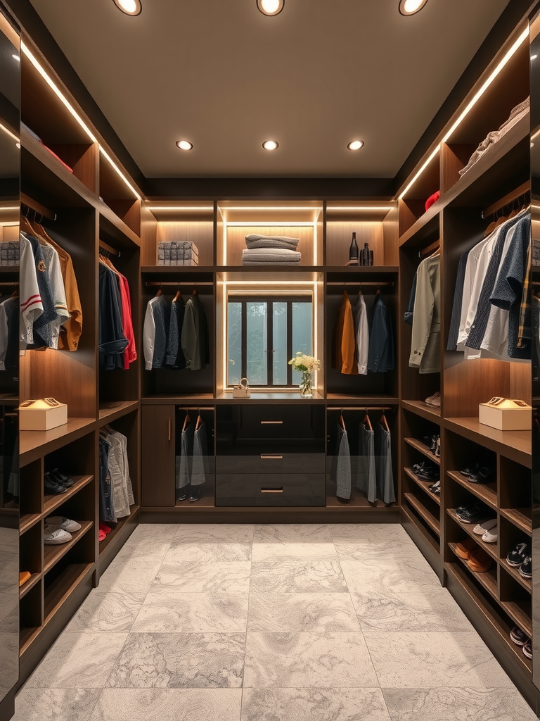 Luxurious Walk-in Closet