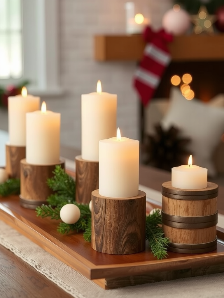 Rustic Candle Holders