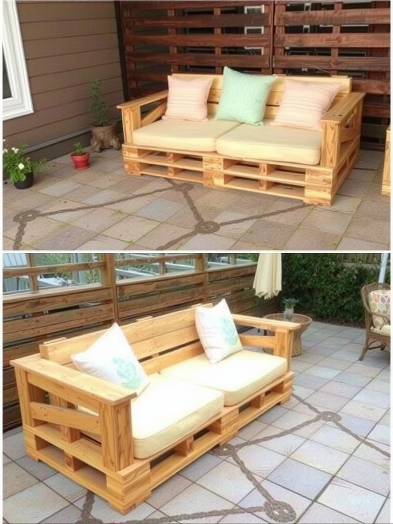 Rustic Pallet Sofa