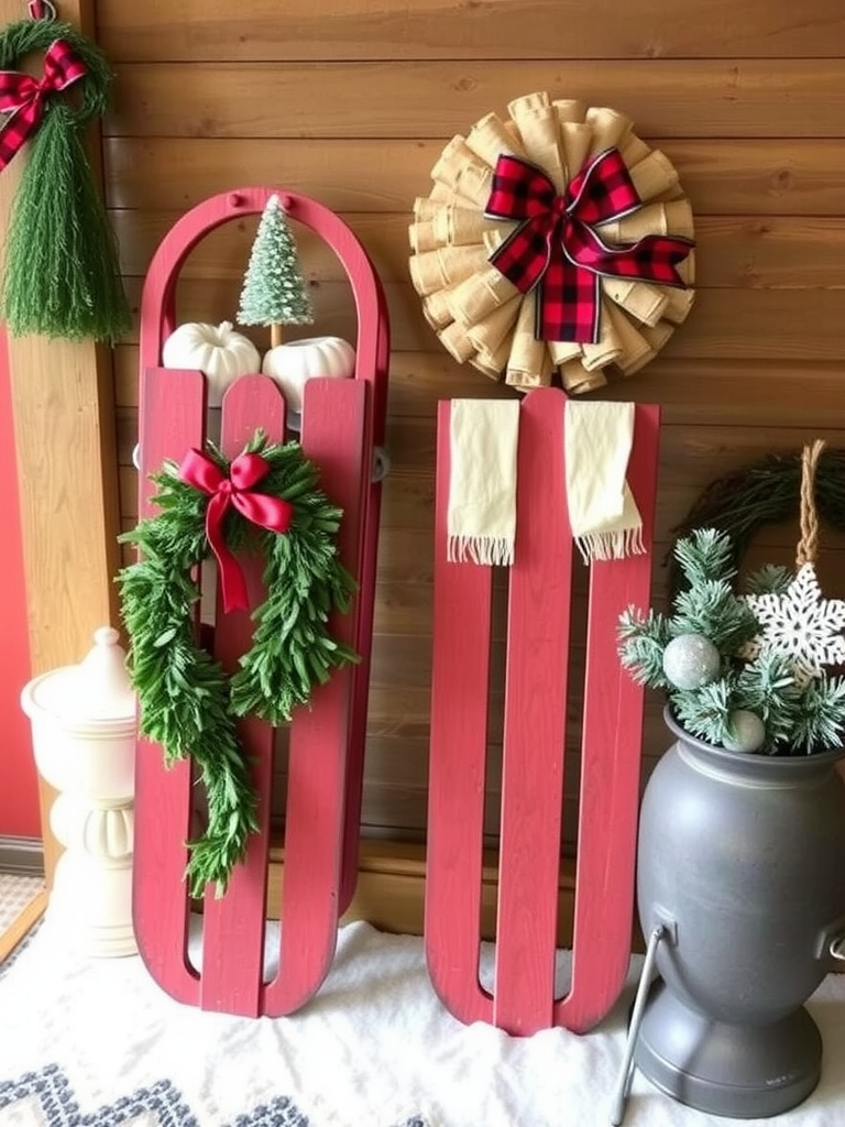 Sleds as Decor