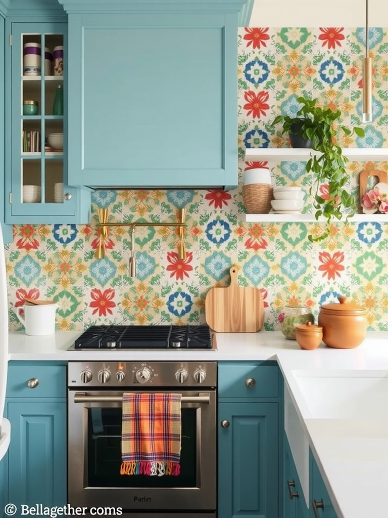 Statement Backsplash