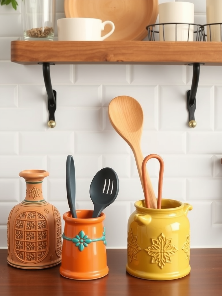 Terracotta Utensil Holders