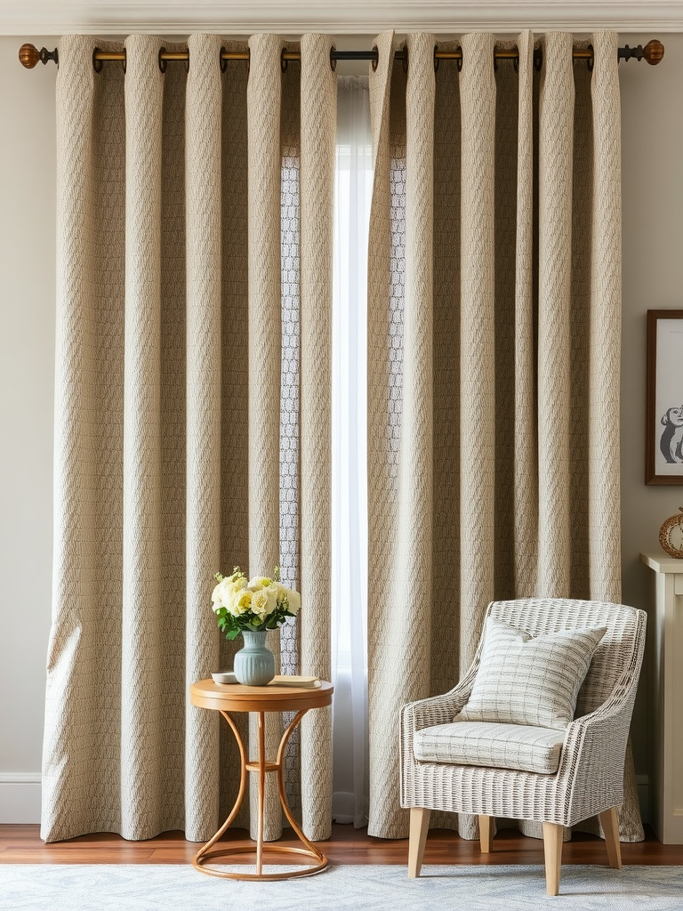 Textured Curtains