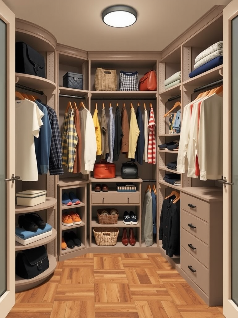 U-Shaped Closet