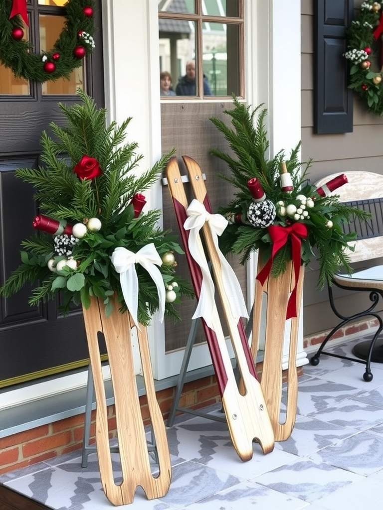 Vintage Sleds and Skis