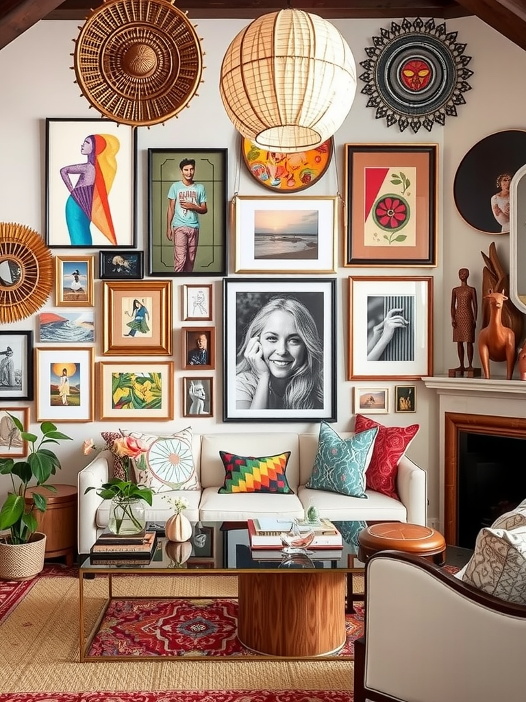 Eclectic Art Displays