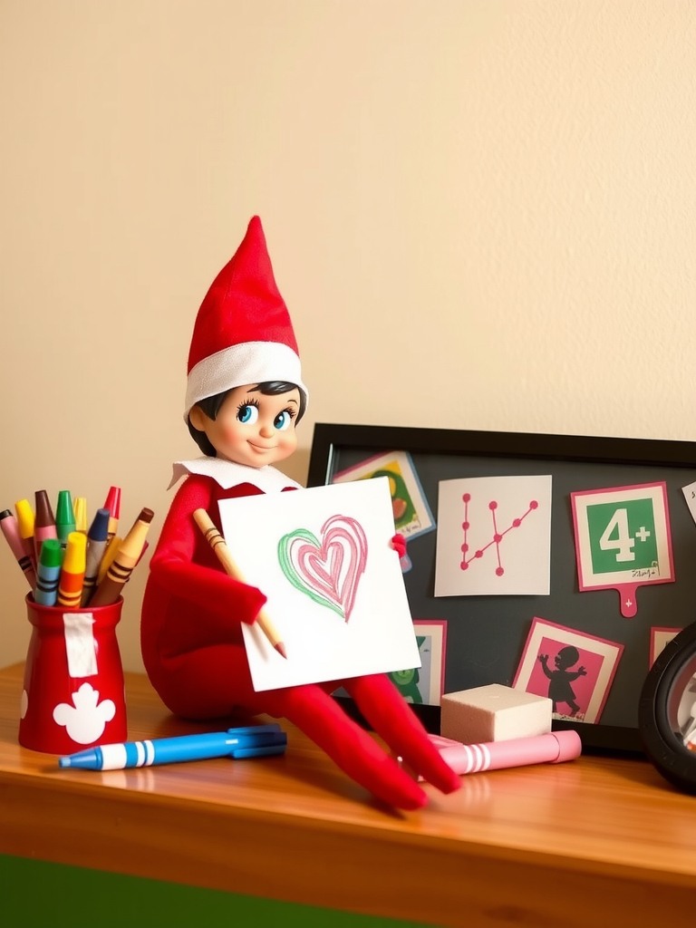 Elf on the Shelf Art