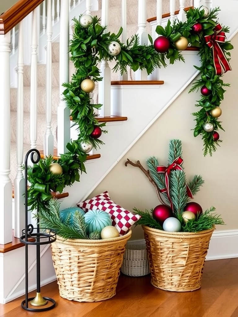 Garland-filled Baskets