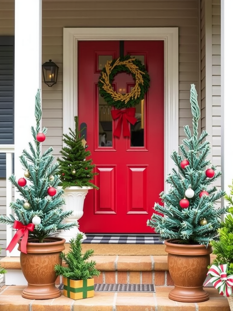 Potted Christmas Trees