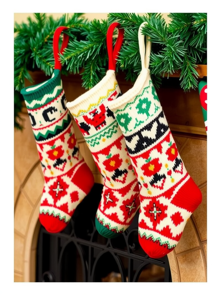 Retro Knit Stockings