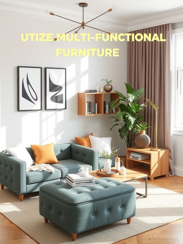 Utilize Multi-Functional Furniture