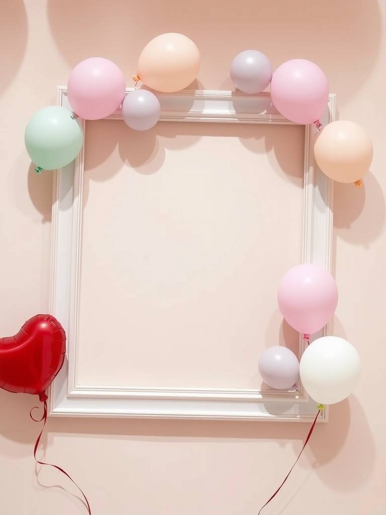 Balloon Heart Frame