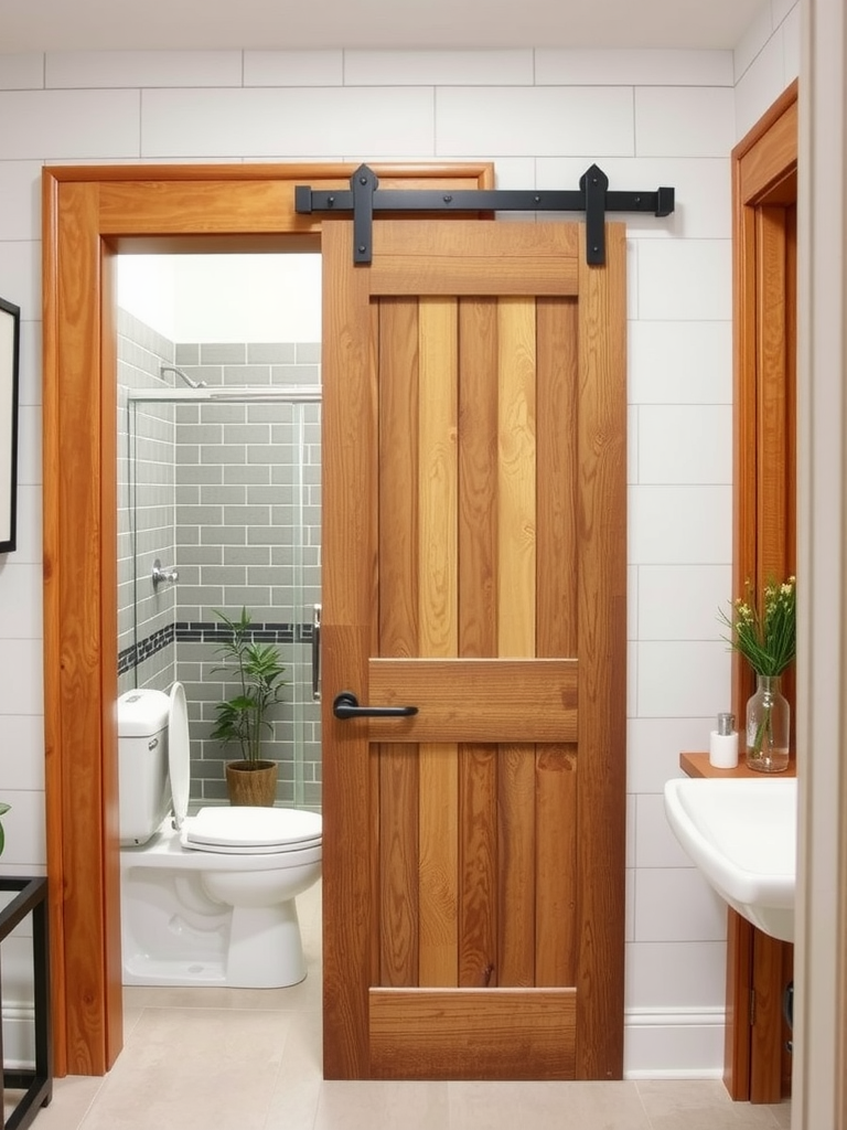 Bathroom Privacy Door