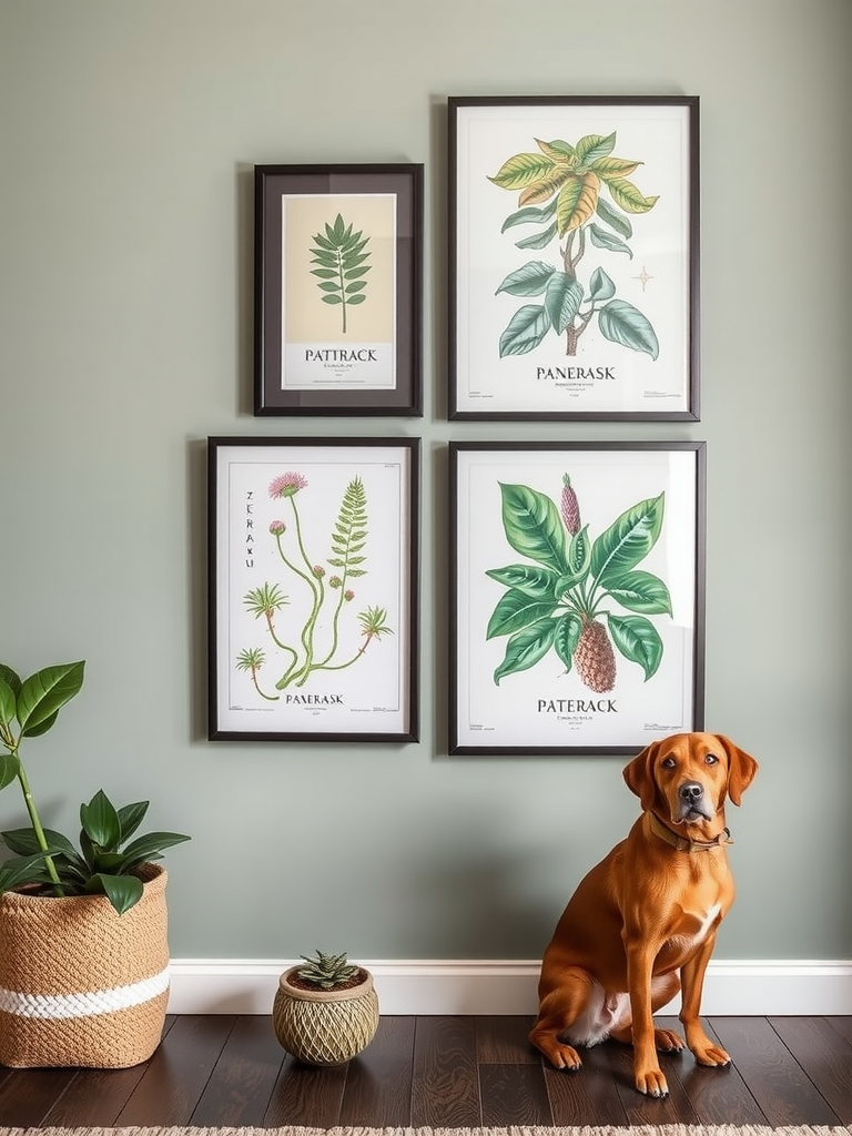 Botanical Map Art