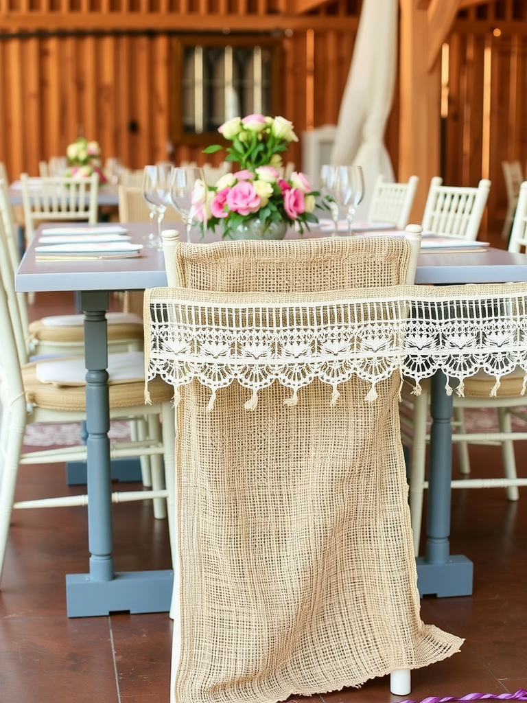 Burlap and Lace