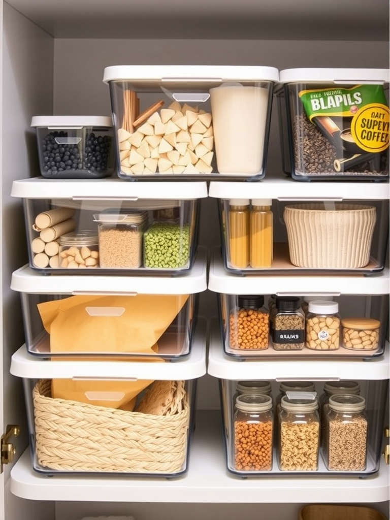 Clear Storage Bins