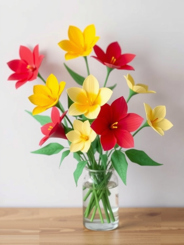 Colorful Paper Flowers