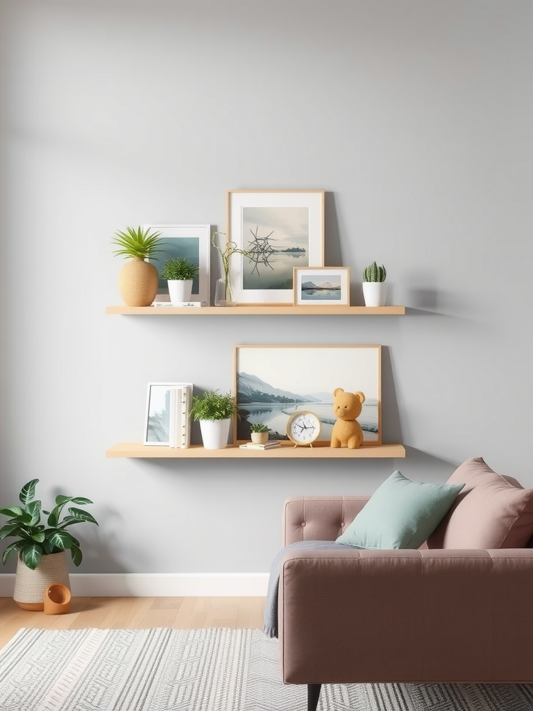 Floating Shelves Display