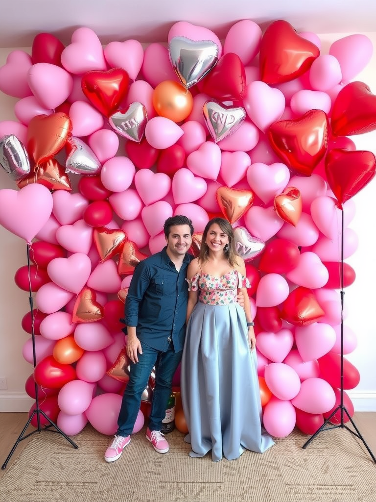 Heart Balloon Backdrop