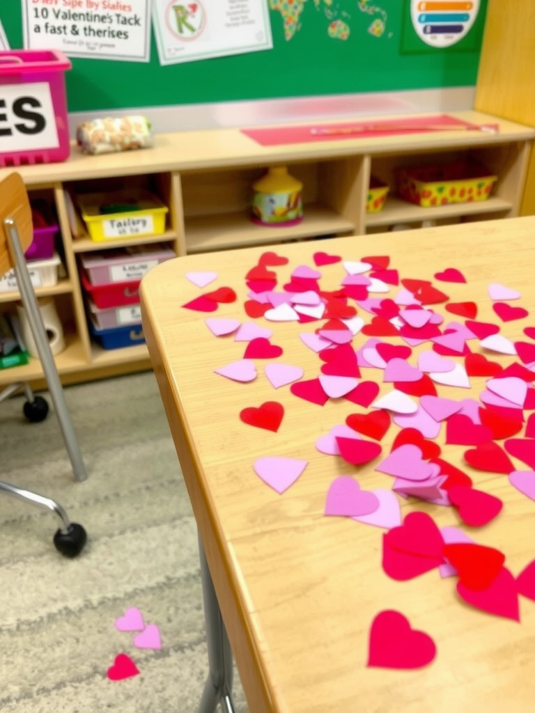 Heart Confetti for Desks