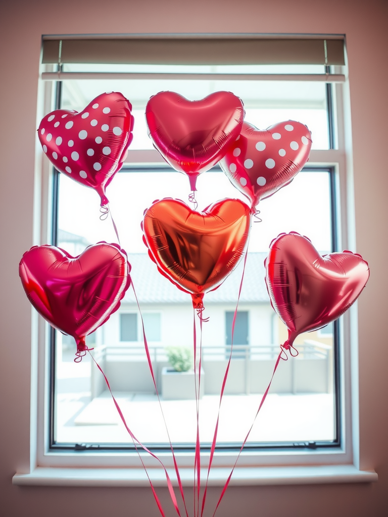 Heart-Shaped Balloons