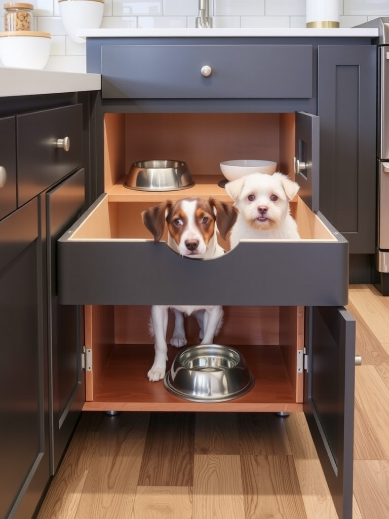 Hidden Pet Feeding Stations