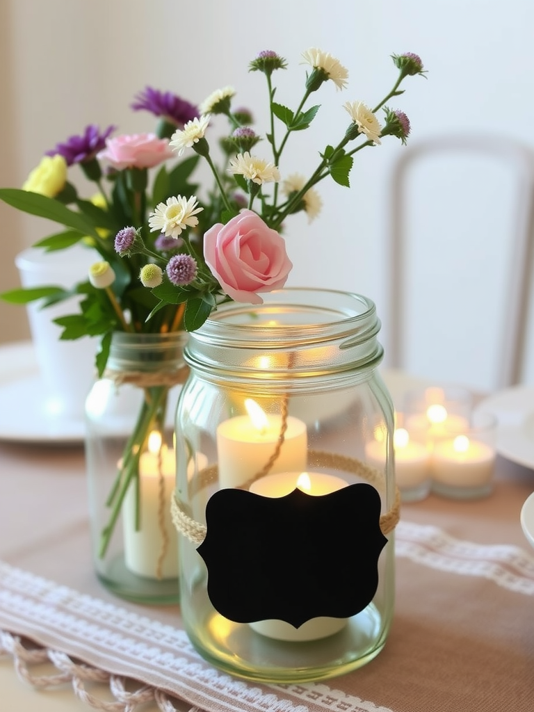 Mason Jar Centerpieces