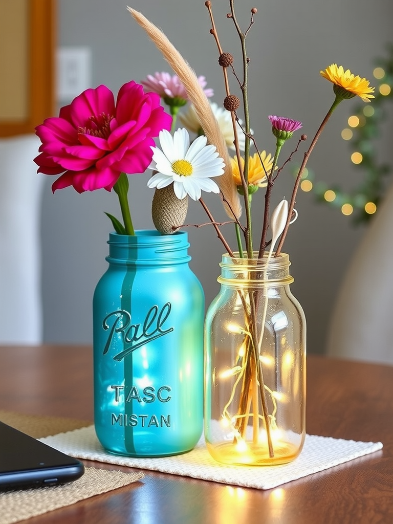 Mason Jar Vases