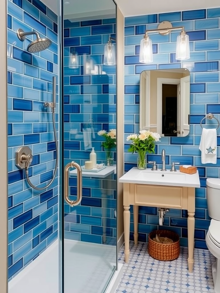 Ocean Blue Tiles