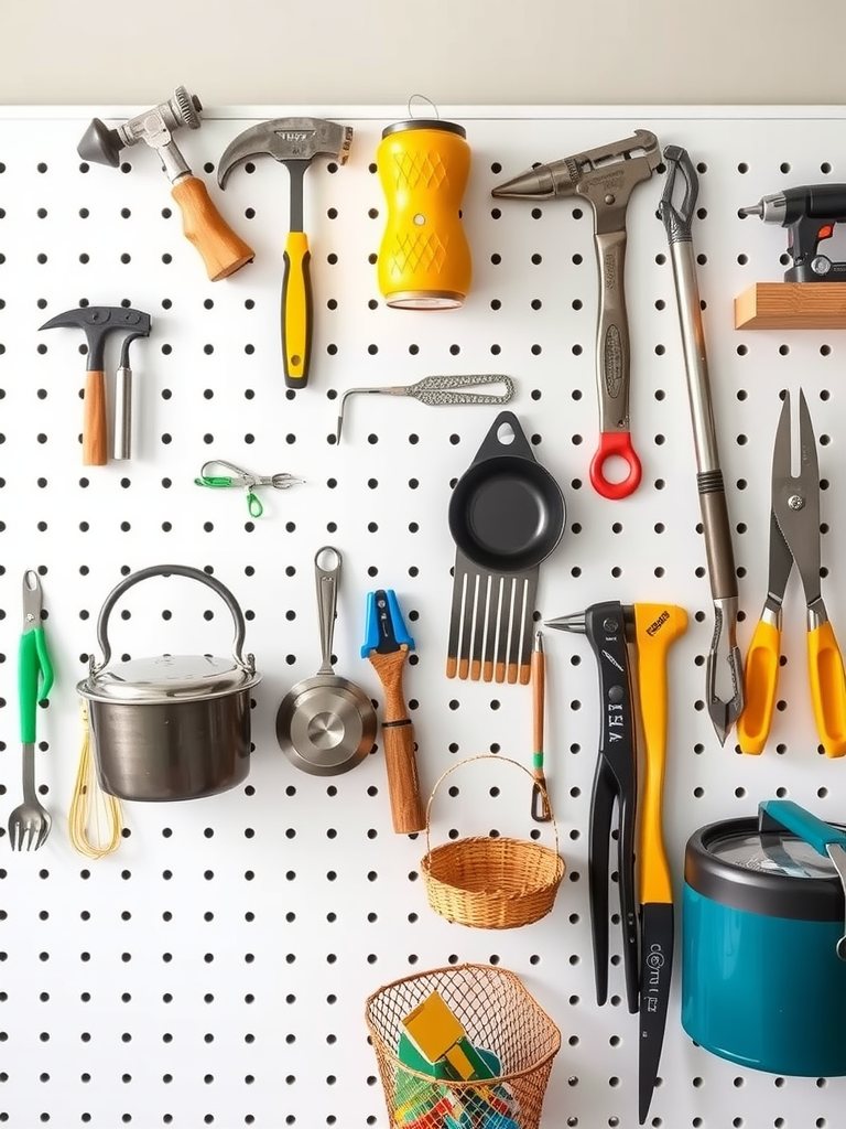 Pegboards for Tools and Accessories