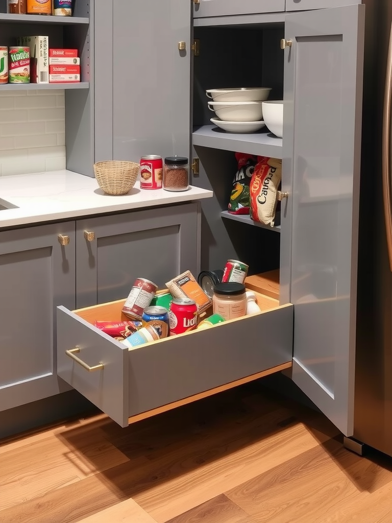 Pull-Out Pantry Drawers